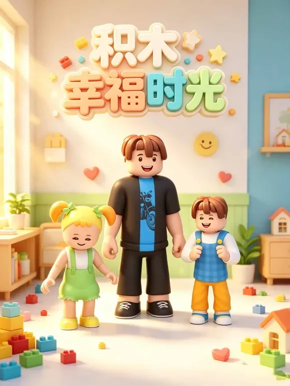 积木幸福时光动漫海报