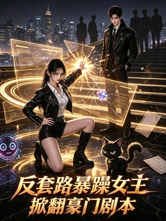 反套路暴躁女主，掀翻豪门剧本动漫海报