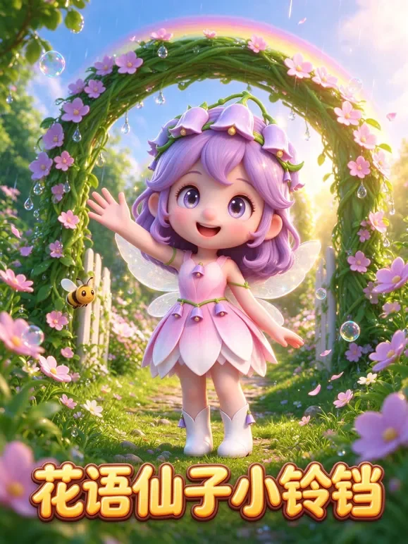 花语仙子小铃铛动漫海报