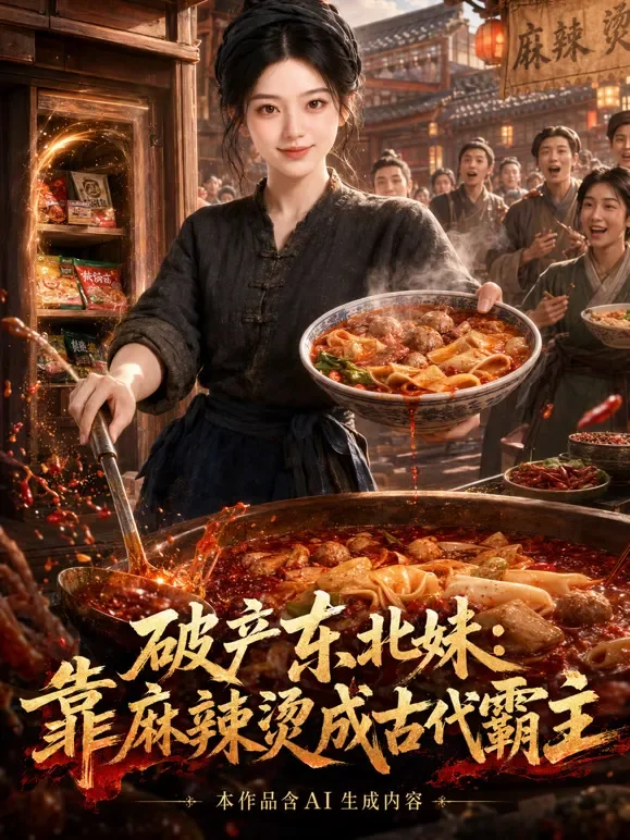 破产东北妹：靠麻辣烫成古代霸主动漫海报