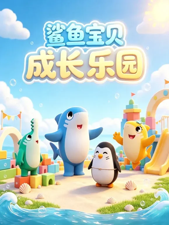 鲨鱼宝贝成长乐园动漫海报