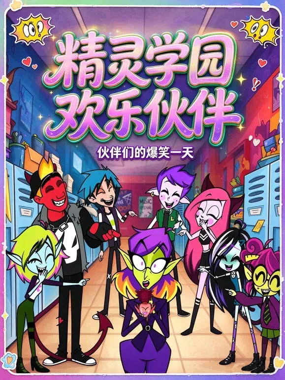 精灵学院欢乐伙伴动漫海报