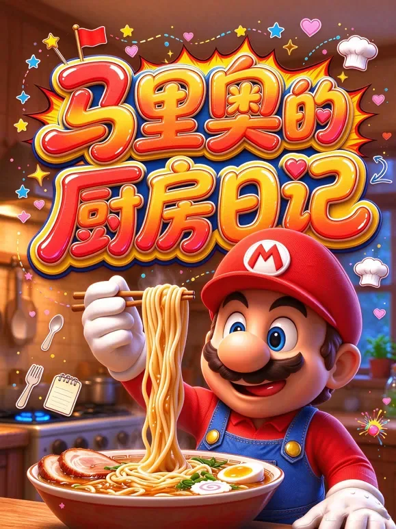 马里奥的厨房日记动漫海报