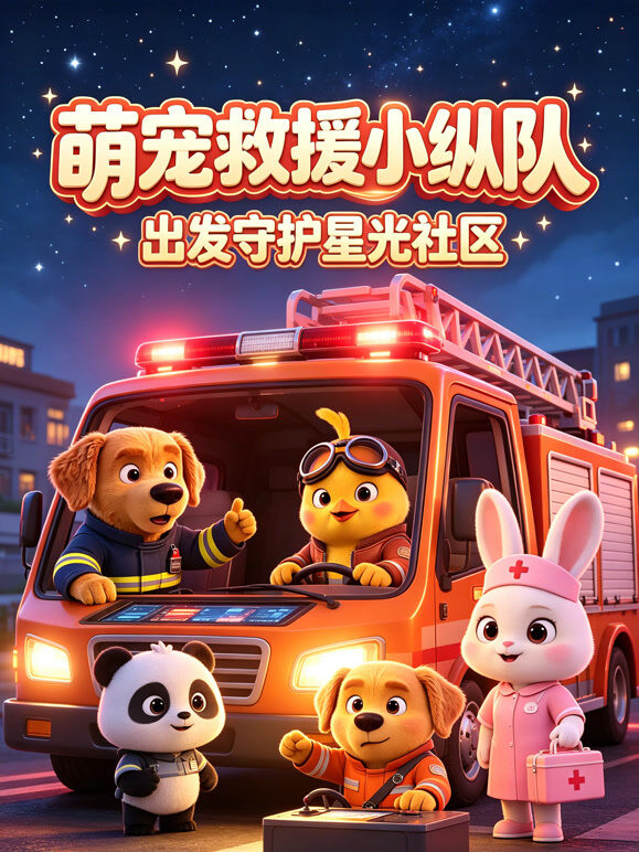 萌宠救援小纵队，出发守护星光社区