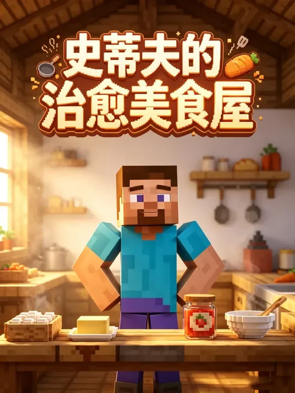 史蒂夫的治愈美食屋动漫海报