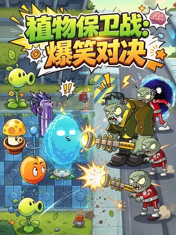 植物保卫战：爆笑对决动漫海报