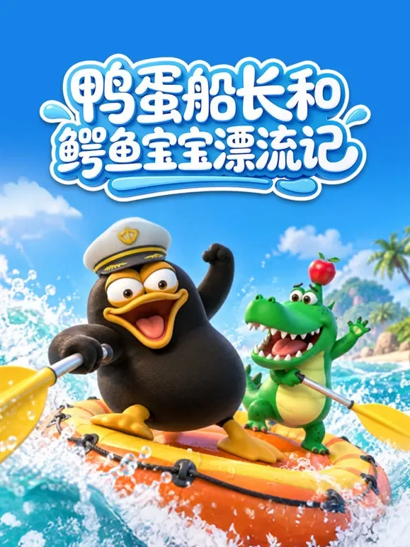 鸭蛋船长和鳄鱼宝宝漂流记动漫海报