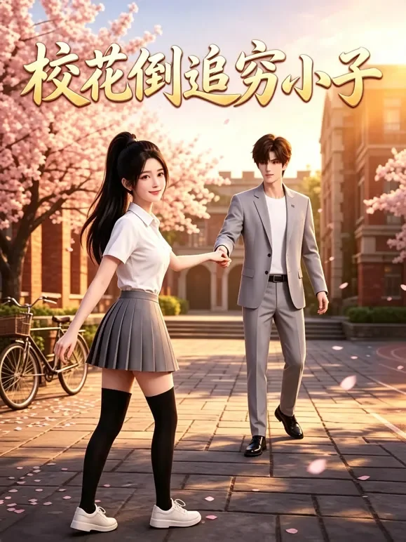 校花倒追穷小子动漫海报
