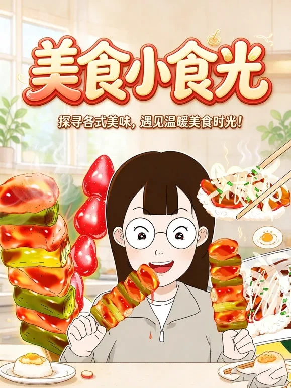 美食小食光动漫海报