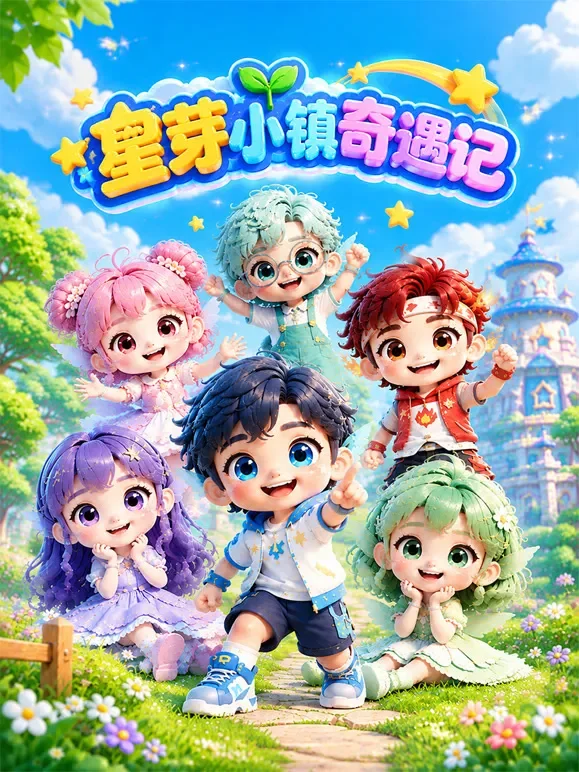 星芽小镇奇遇记动漫海报