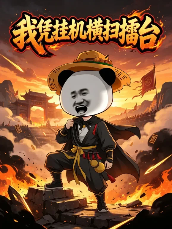 我凭挂机横扫擂台动漫海报