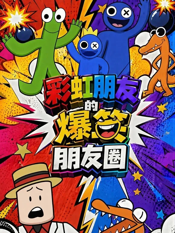 彩虹朋友的爆笑朋友圈动漫海报