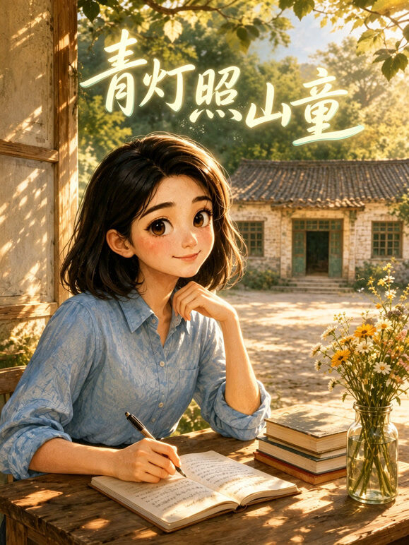 青灯照山童
