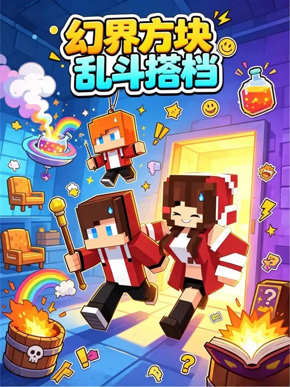 幻界方块乱斗搭档动漫海报