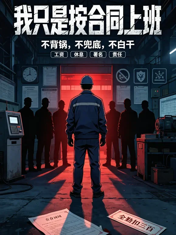 我只是按合同上班动漫海报