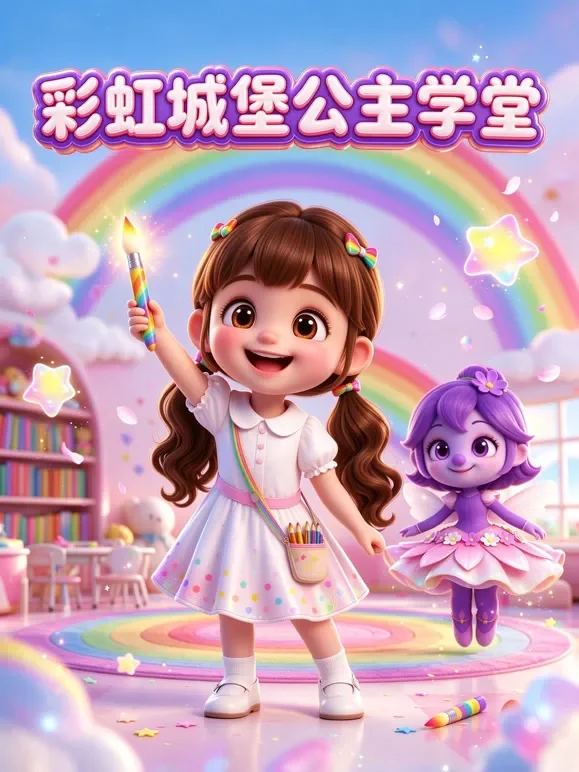 彩虹城堡公主学堂动漫海报