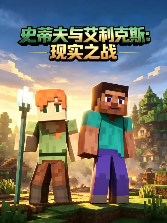 史蒂夫与艾利克斯：现实之战动漫海报