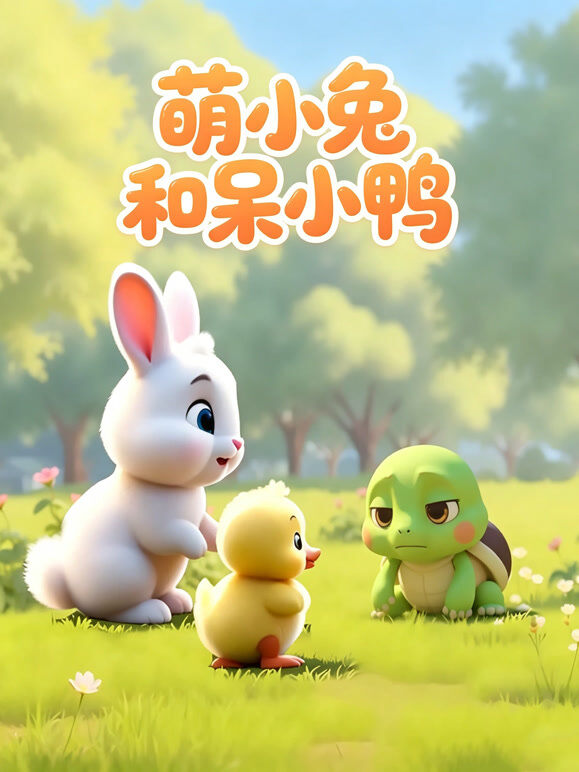萌小兔和呆小鸭