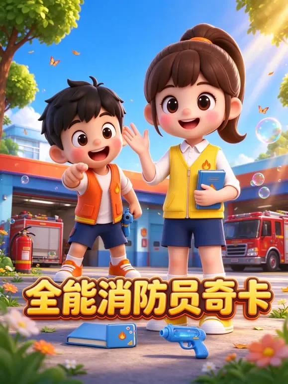 小小消防体验团动漫海报