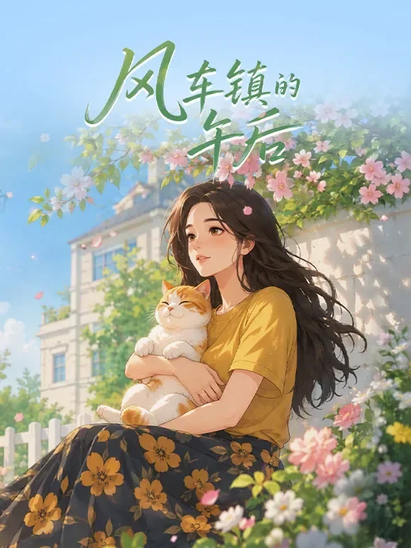 风车镇的午后动漫海报