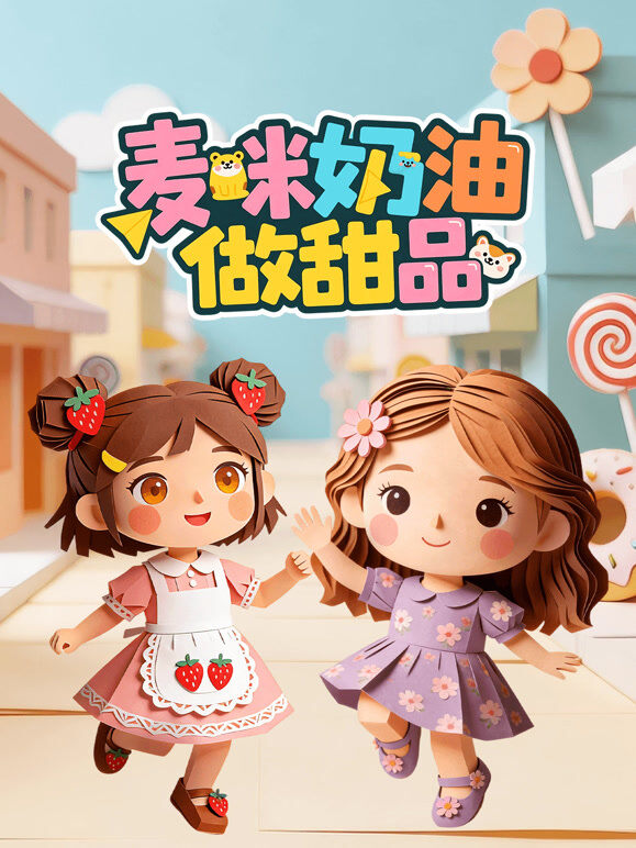 麦咪奶油做甜品