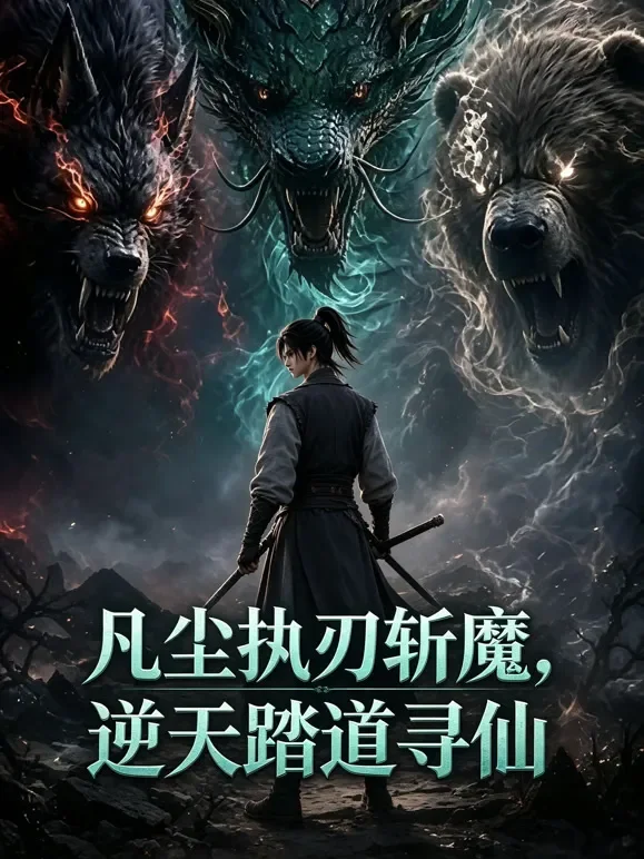凡尘执刃斩魔，逆天踏道寻仙动漫海报