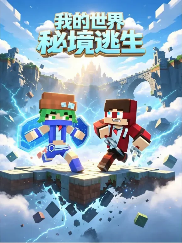 我的世界秘境逃生动漫海报