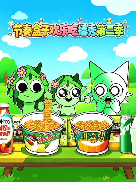 节奏盒子欢乐吃播秀第二季动漫海报