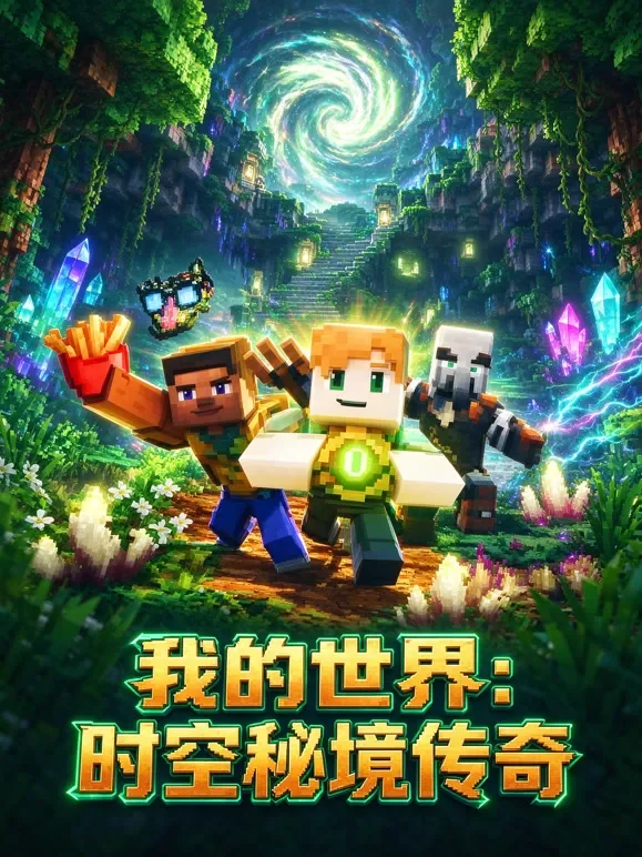 我的世界：时空秘境传奇动漫海报