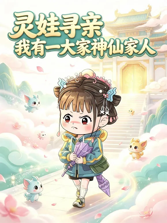 灵娃寻亲：我有一大家神仙家人动漫海报