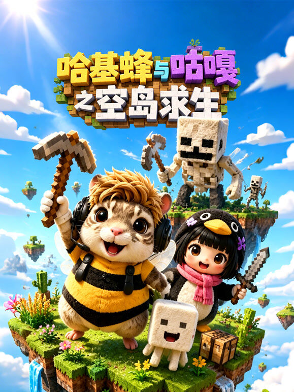 哈基蜂与咕嘎之空岛求生