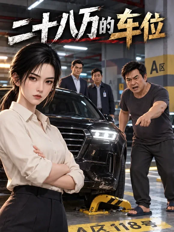 二十八万的车位动漫海报