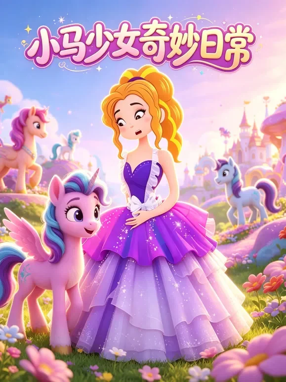 小马少女奇妙日常动漫海报