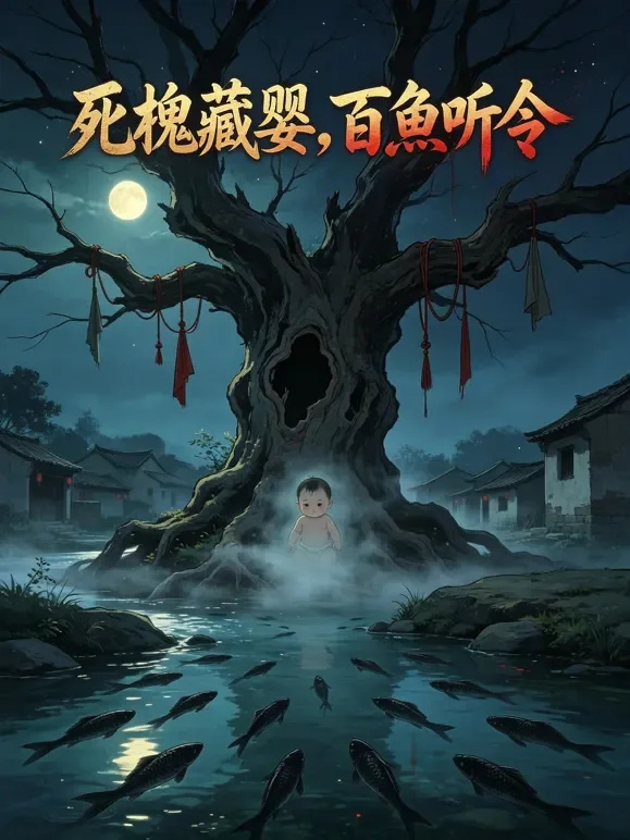 死槐藏婴，百鱼听令动漫海报