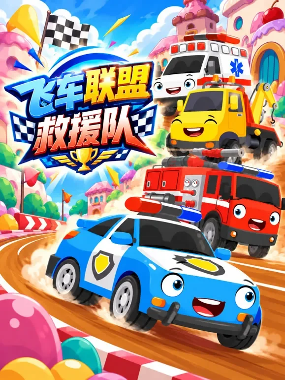 飞车联盟救援队动漫海报