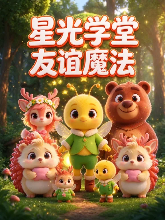 星光学堂的友谊魔法动漫海报