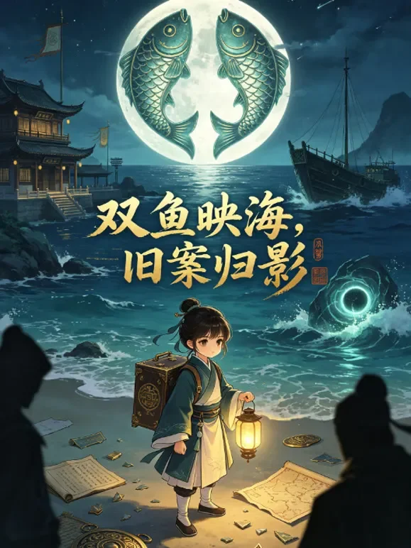 双鱼映海，旧案归影动漫海报