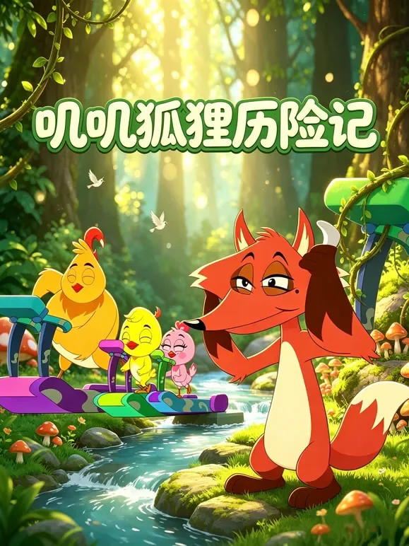叽叽狐狸历险记动漫海报