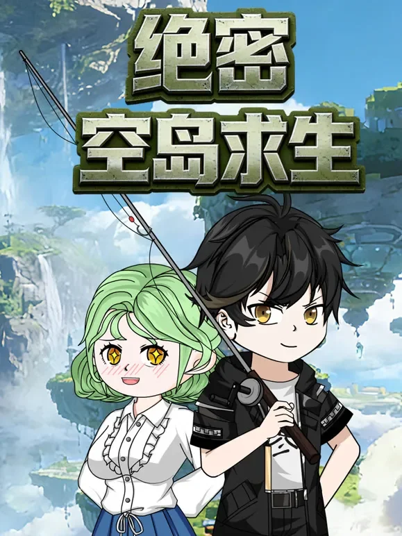 绝密空岛求生动漫海报