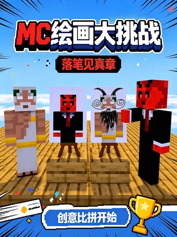 MC 绘画大挑战动漫海报