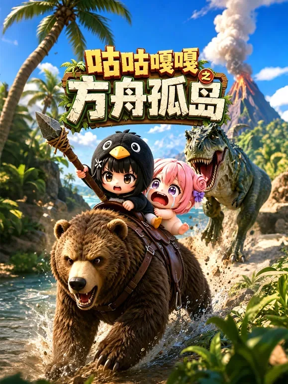 咕咕嘎嘎之方舟孤岛动漫海报