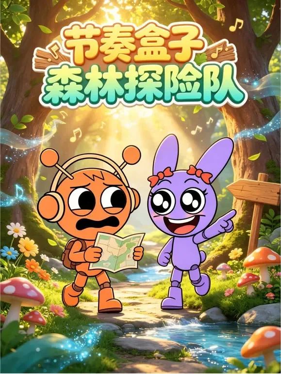 节奏盒子森林探险队动漫海报
