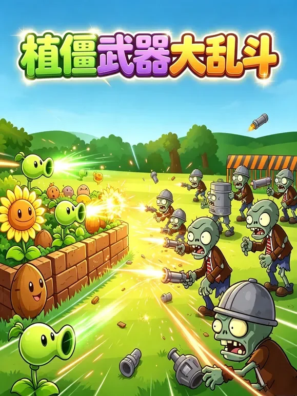 植僵武器大乱斗动漫海报