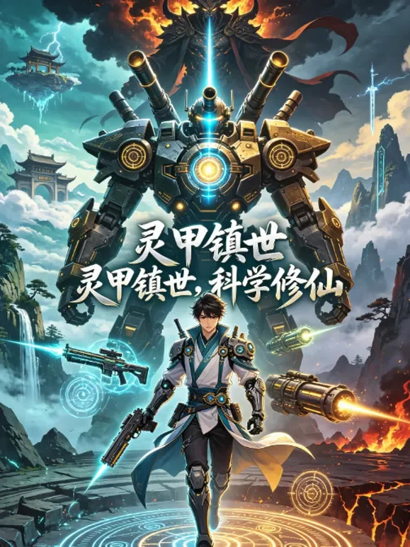 灵甲镇世，科学修仙动漫海报