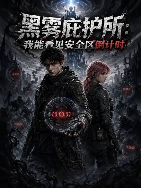 黑雾庇护所：我能看见安全区倒计时动漫海报