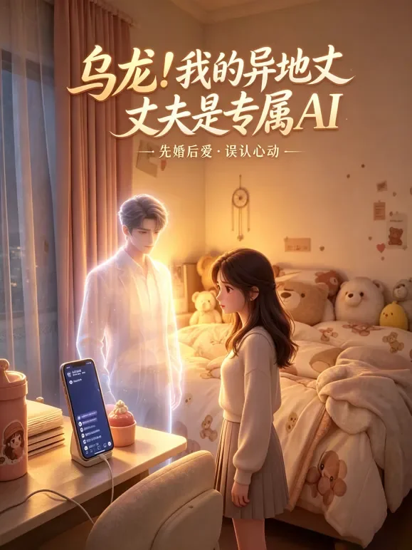 乌龙！我的异地丈夫是专属AI动漫海报