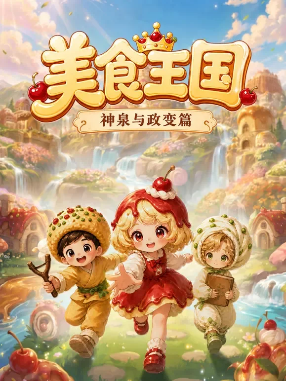 美食王国之神泉与政变篇动漫海报
