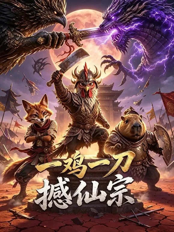 一鸡一刀撼仙宗动漫海报