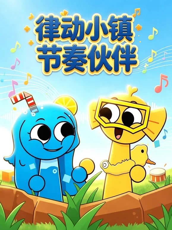 律动小镇节奏伙伴动漫海报