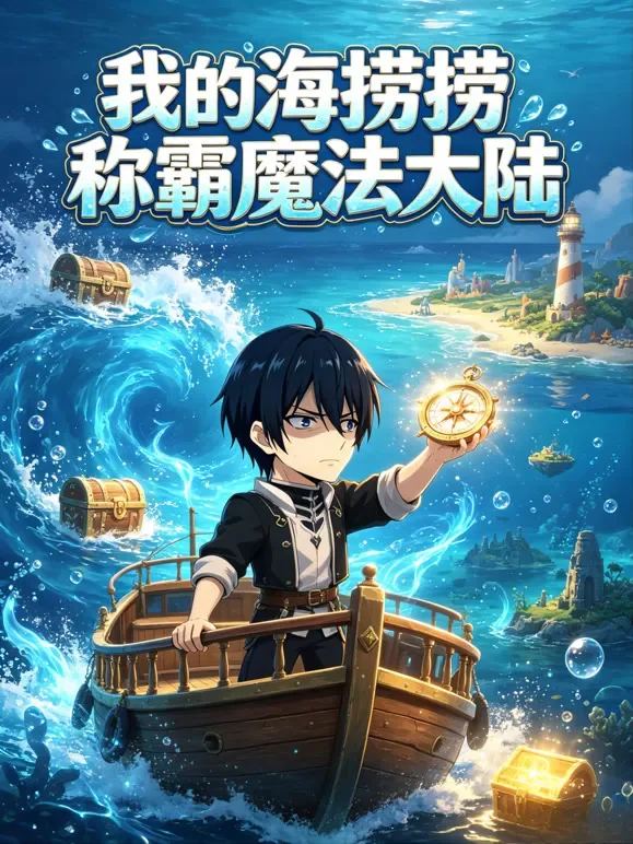 我的海捞捞称霸魔法大陆动漫海报